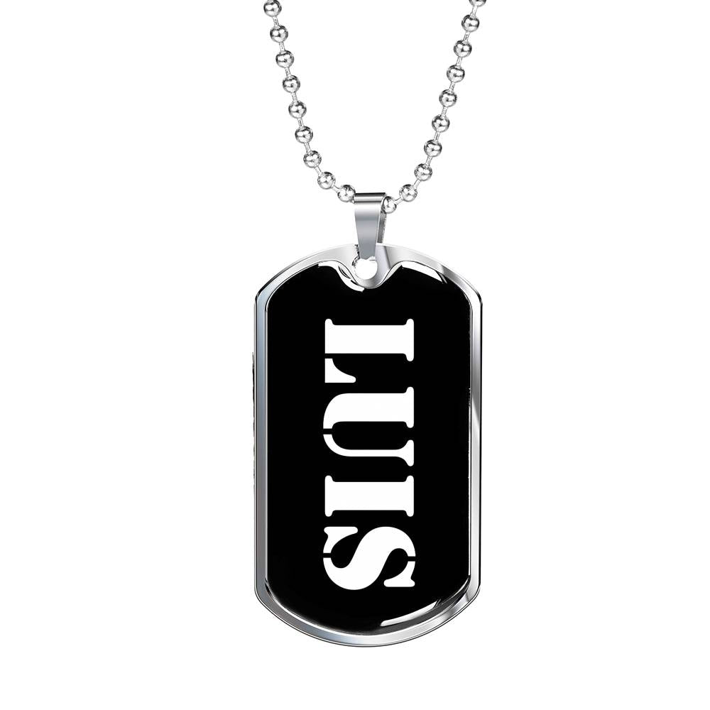 Luis v2 - Luxury Dog Tag Necklace