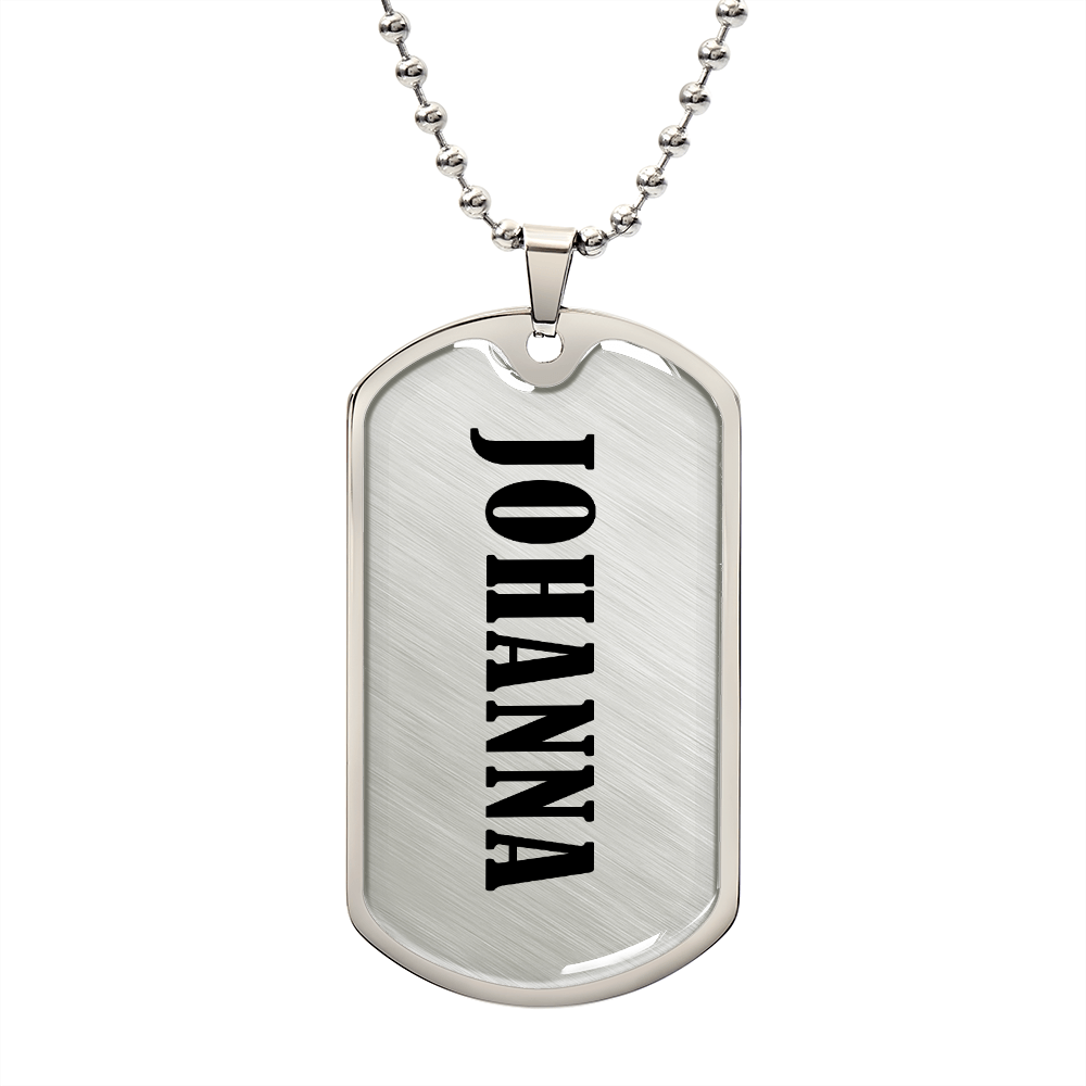 Johanna v01 - Luxury Dog Tag Necklace