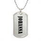 Johanna v01 - Luxury Dog Tag Necklace