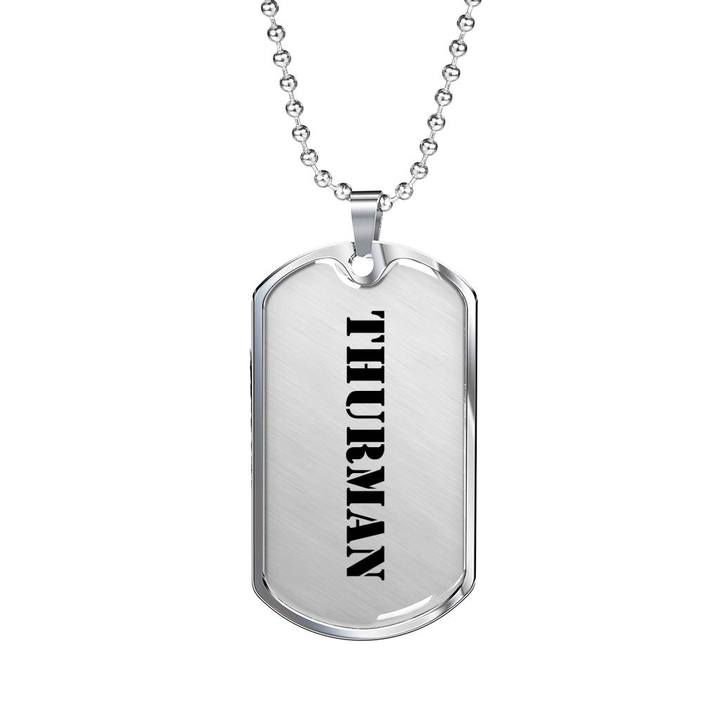 Thurman - Luxury Dog Tag Necklace