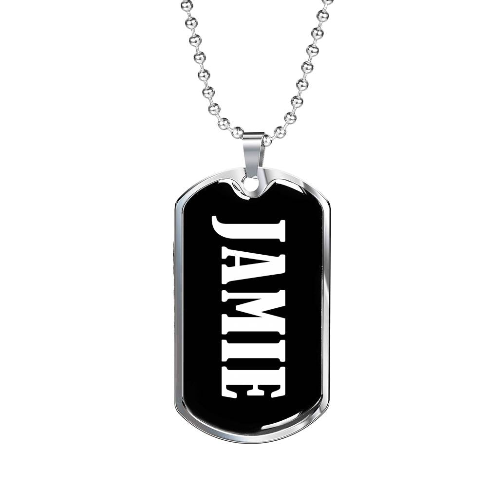 Jamie v02 - Luxury Dog Tag Necklace