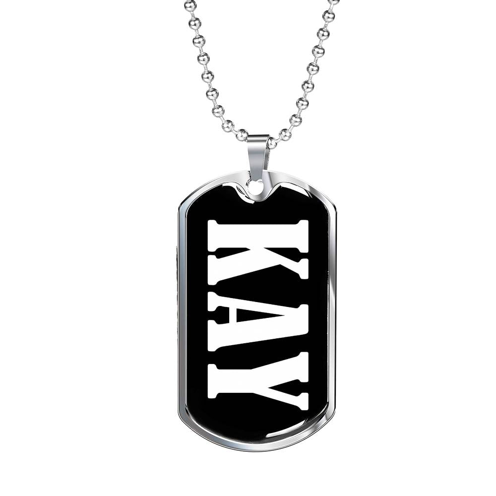 Kay v02 - Luxury Dog Tag Necklace