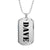 Dave - Luxury Dog Tag Necklace