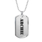 Archie - Luxury Dog Tag Necklace