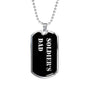 Soldier's Dad v2 - Luxury Dog Tag Necklace