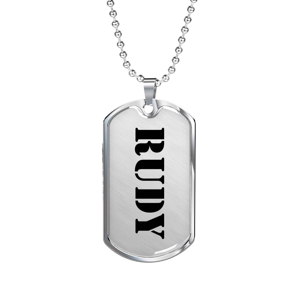 Rudy - Luxury Dog Tag Necklace