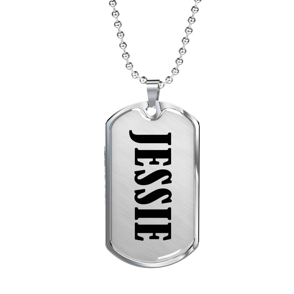 Jessie v01 - Luxury Dog Tag Necklace
