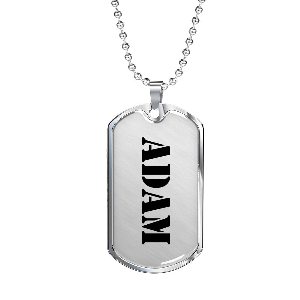 Adam - Luxury Dog Tag Necklace