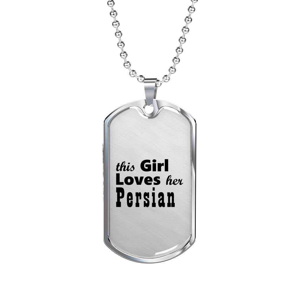 Persian - Luxury Dog Tag Necklace
