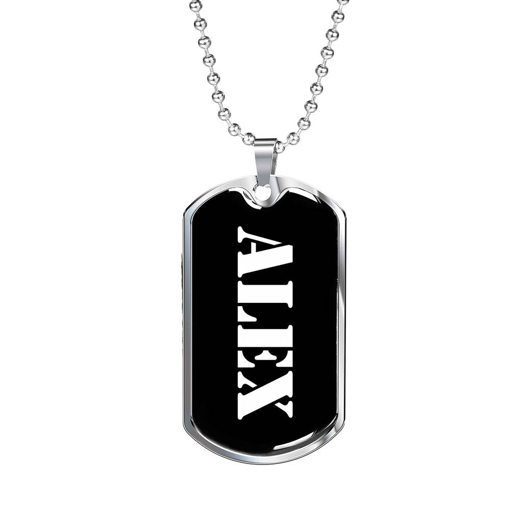 Alex v2 - Luxury Dog Tag Necklace