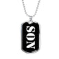Son v2 - Luxury Dog Tag Necklace