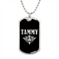 Tammy v02a - Luxury Dog Tag Necklace