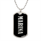 Marina v02 - Luxury Dog Tag Necklace