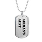 Airman's Aunt - Luxury Dog Tag Necklace