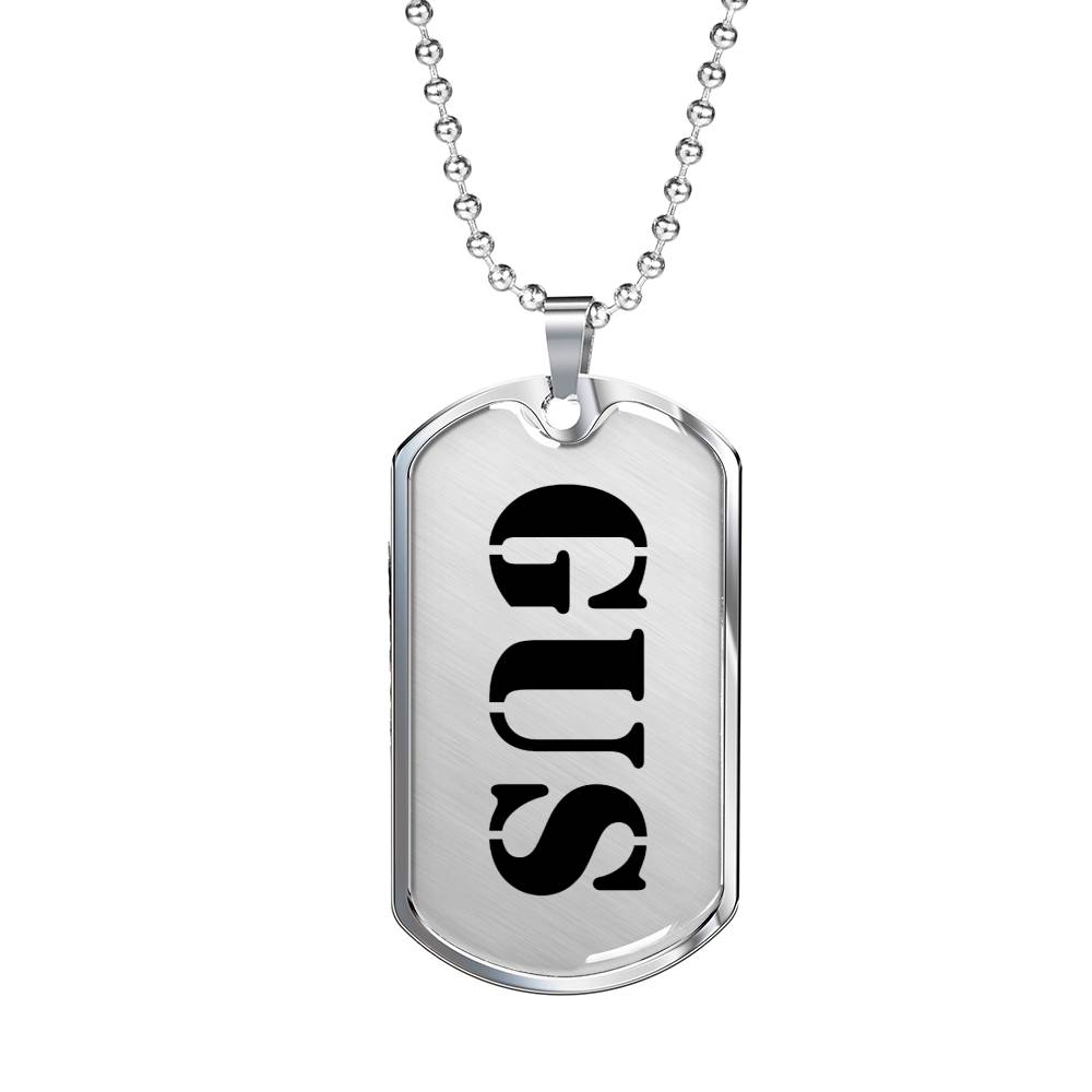 Gus - Luxury Dog Tag Necklace