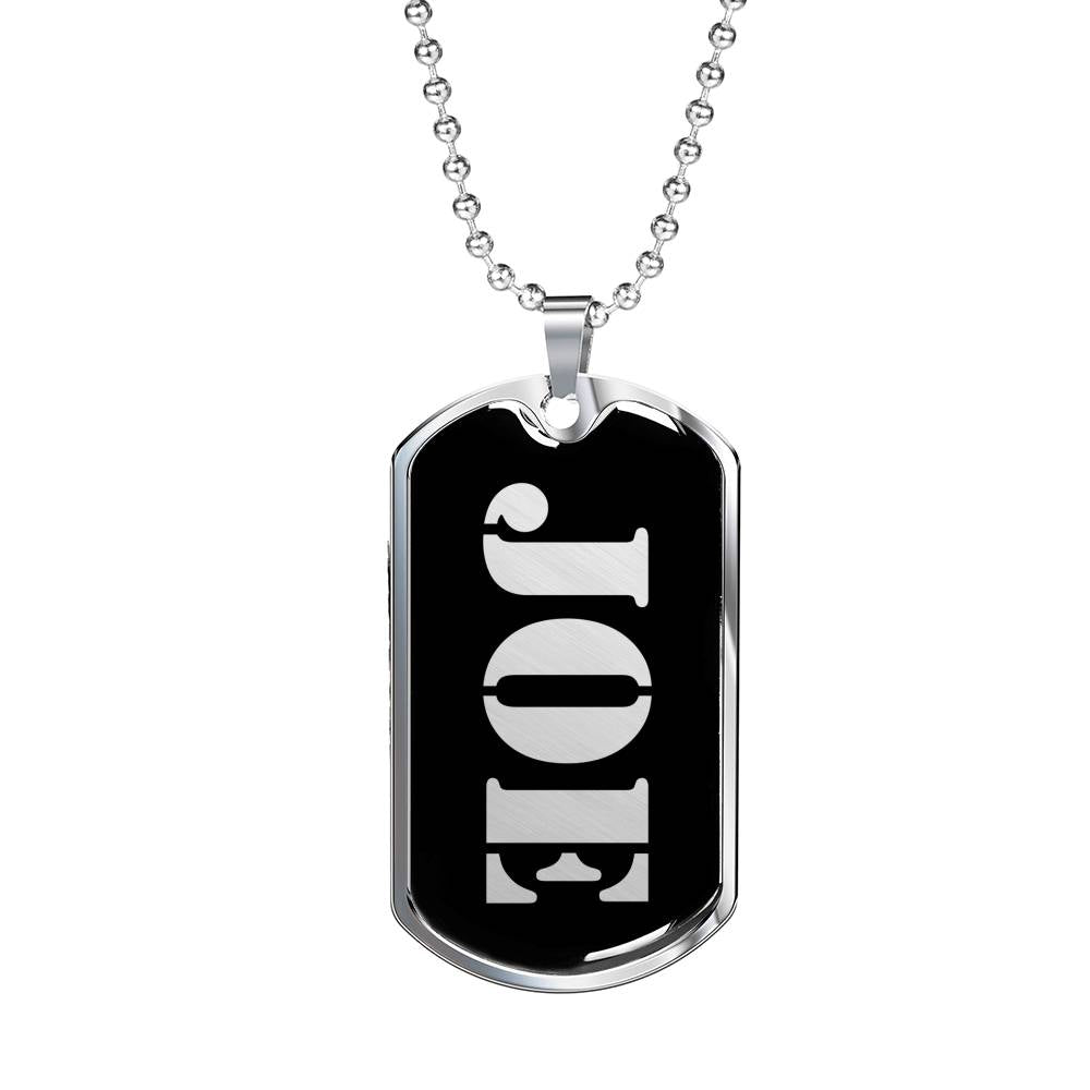 Joe v3 - Luxury Dog Tag Necklace