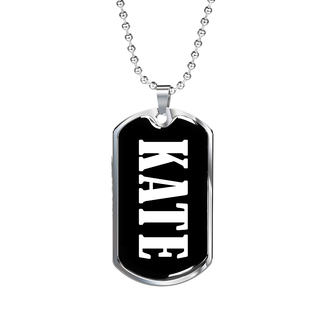 Kate v03 - Luxury Dog Tag Necklace