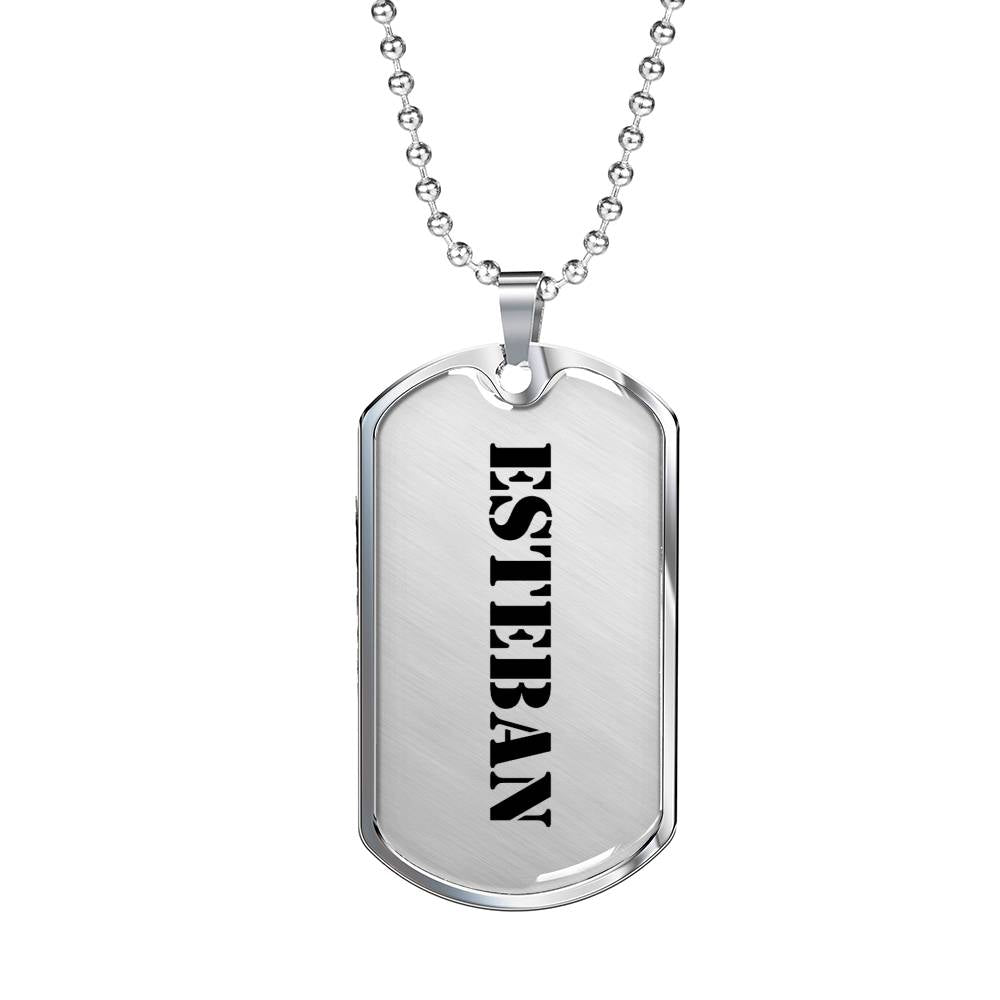 Esteban - Luxury Dog Tag Necklace