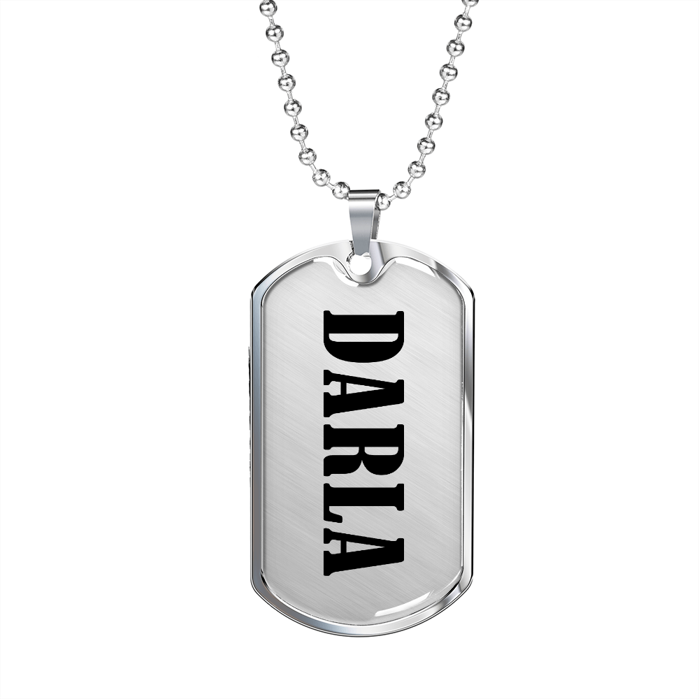 Darla v01 - Luxury Dog Tag Necklace