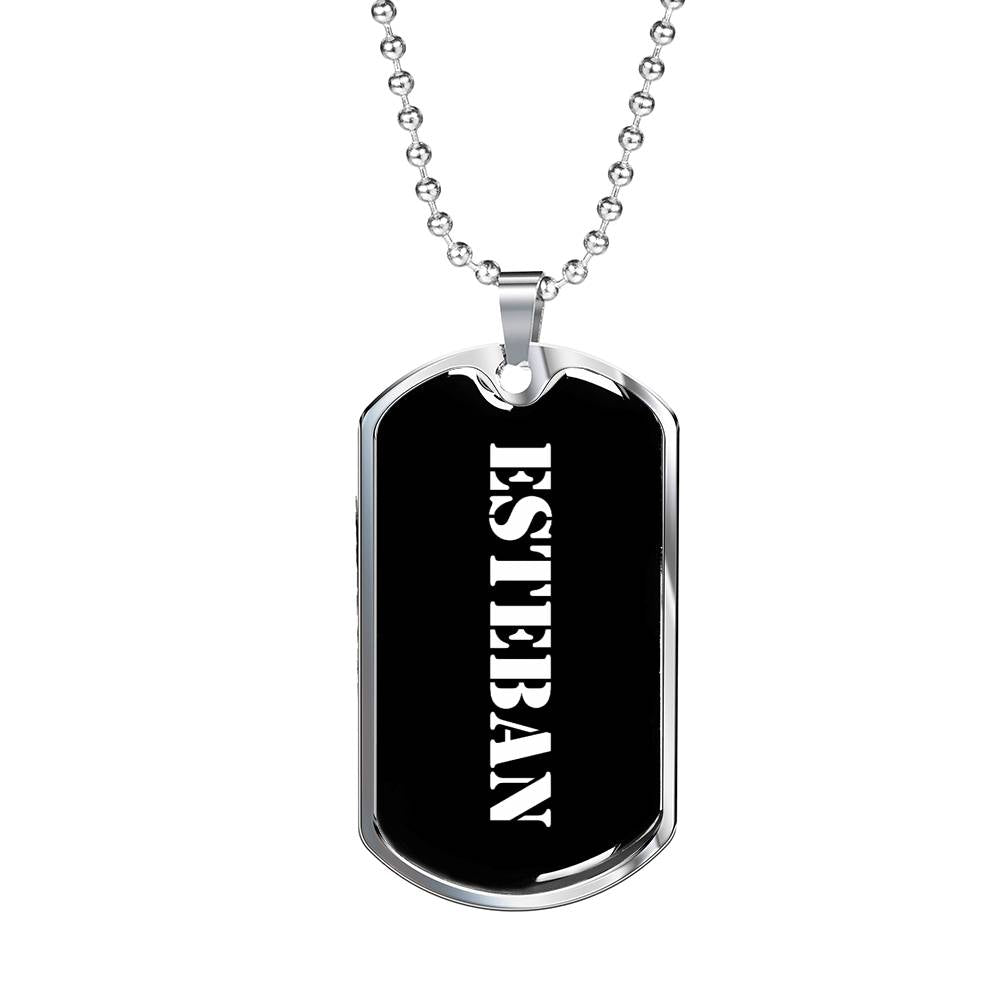 Esteban v2 - Luxury Dog Tag Necklace