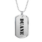 Duane - Luxury Dog Tag Necklace