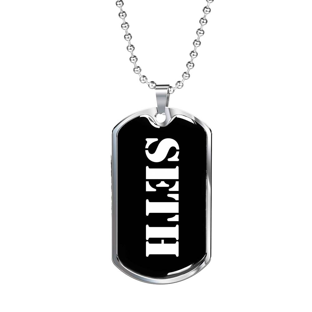 Seth v2 - Luxury Dog Tag Necklace