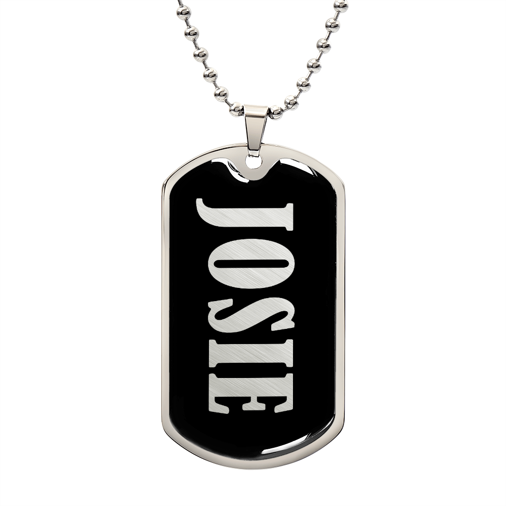 Josie v02 - Luxury Dog Tag Necklace