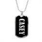 Casey v02 - Luxury Dog Tag Necklace