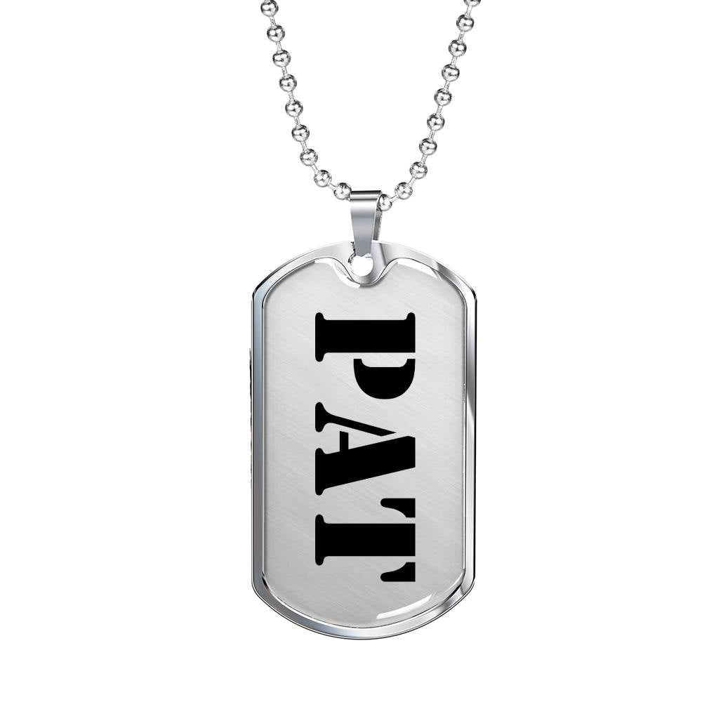 Pat - Luxury Dog Tag Necklace