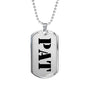Pat - Luxury Dog Tag Necklace