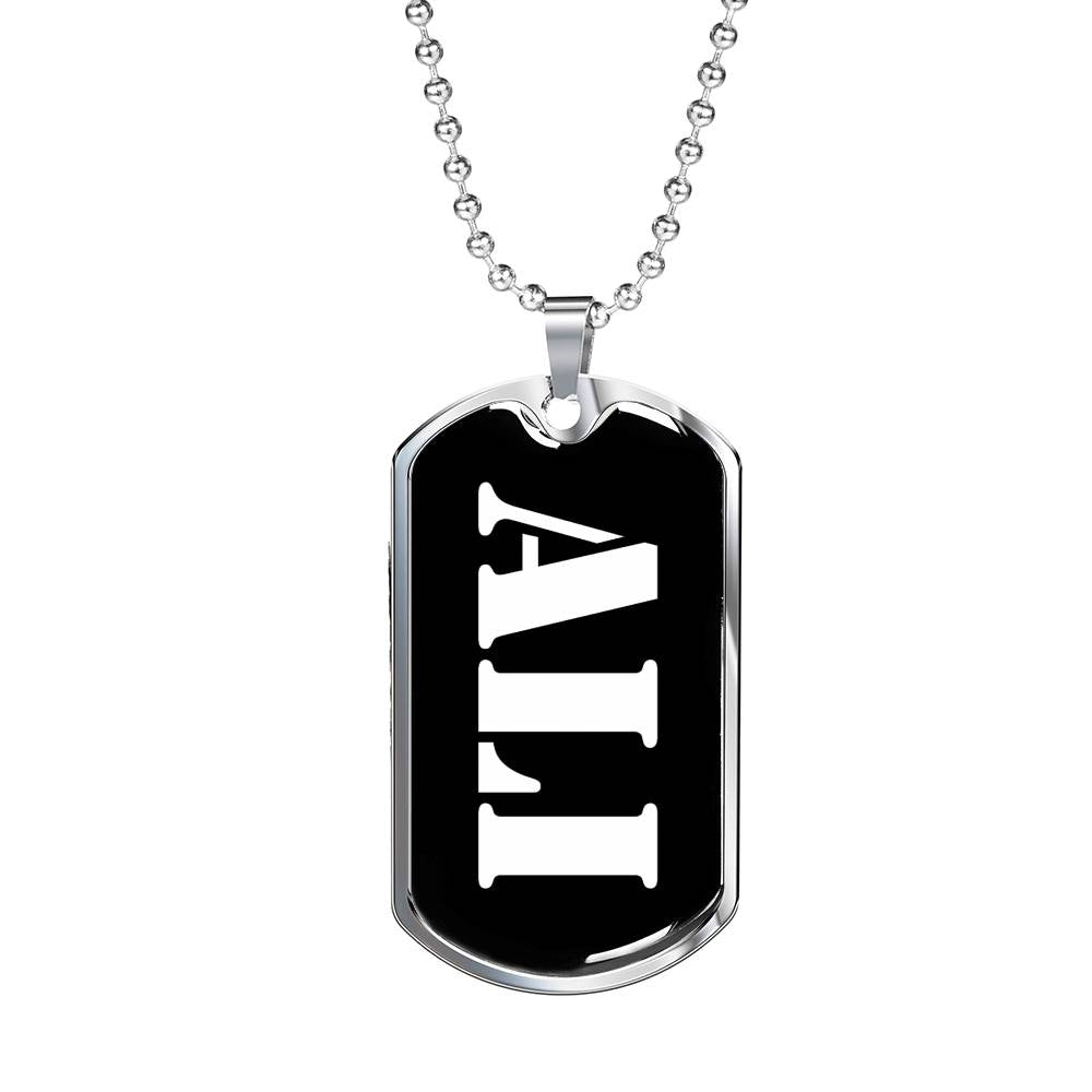 Ali v2 - Luxury Dog Tag Necklace