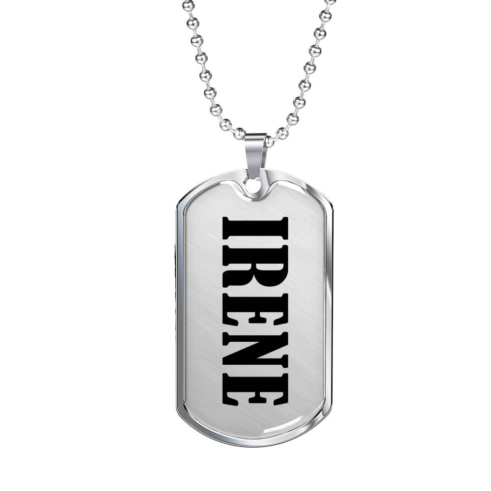 Irene v01 - Luxury Dog Tag Necklace