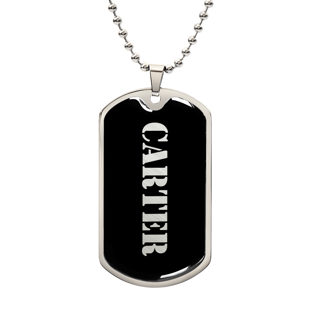 Carter v2 - Luxury Dog Tag Necklace