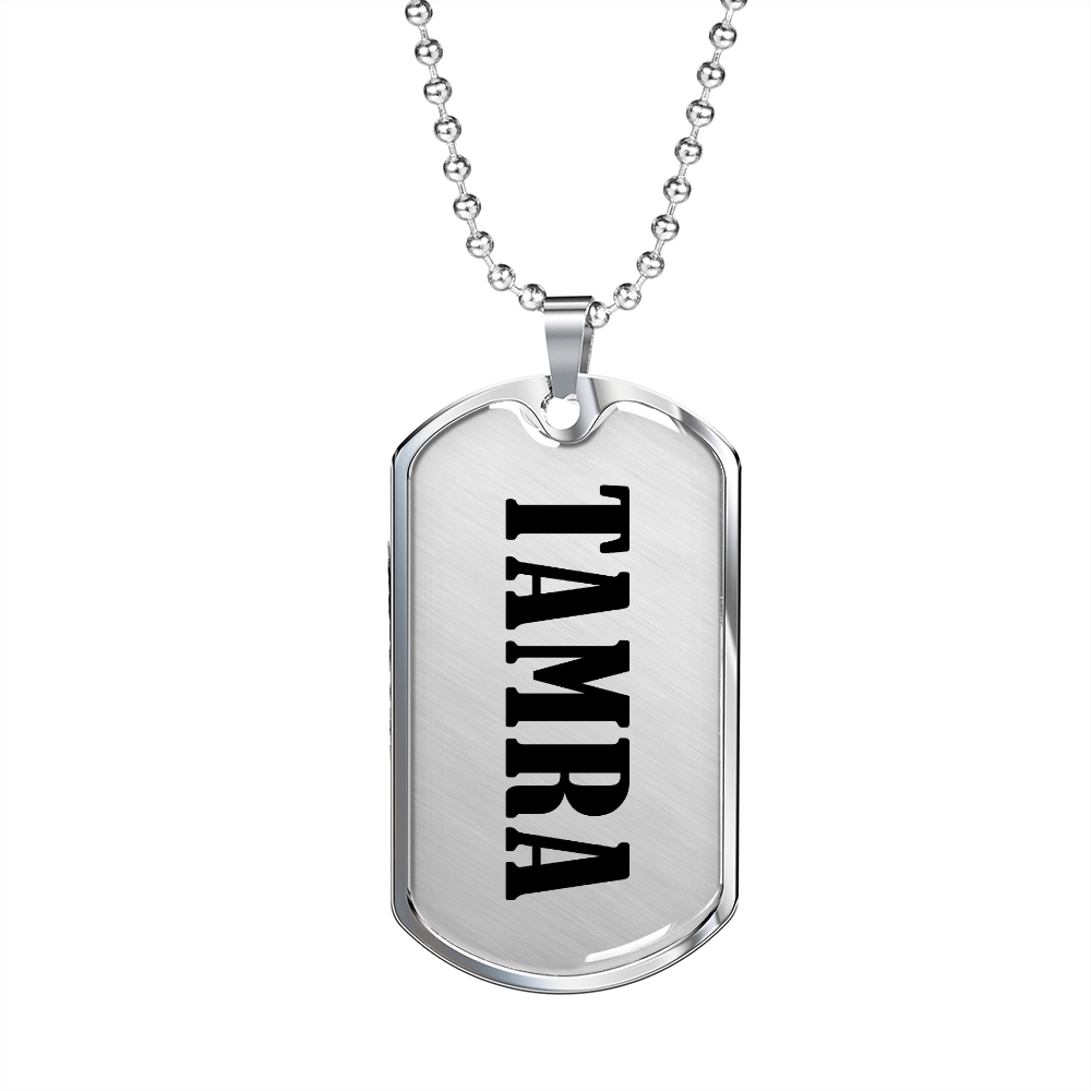 Tamra v01 - Luxury Dog Tag Necklace