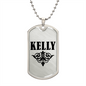 Kelly v01a - Luxury Dog Tag Necklace