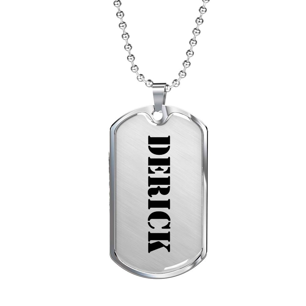 Derick - Luxury Dog Tag Necklace