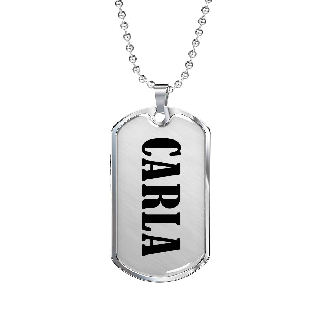 Carla v01 - Luxury Dog Tag Necklace