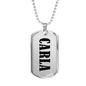 Carla v01 - Luxury Dog Tag Necklace