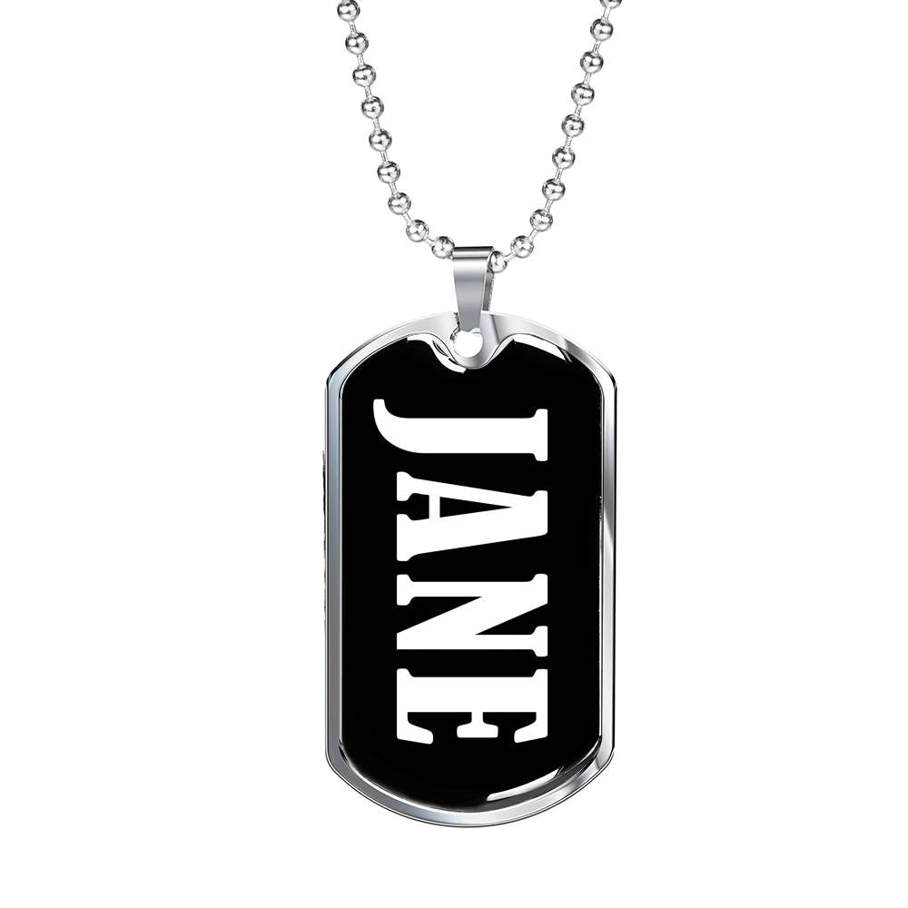Jane v02 - Luxury Dog Tag Necklace
