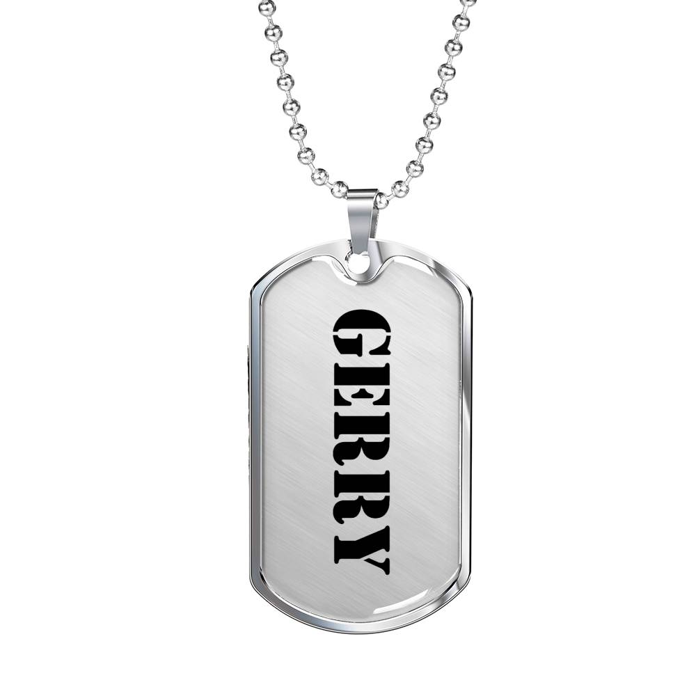 Gerry - Luxury Dog Tag Necklace