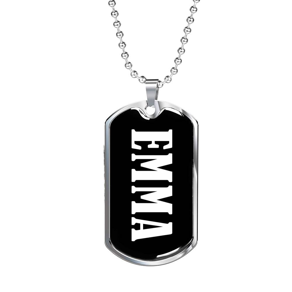 Emma v02 - Luxury Dog Tag Necklace
