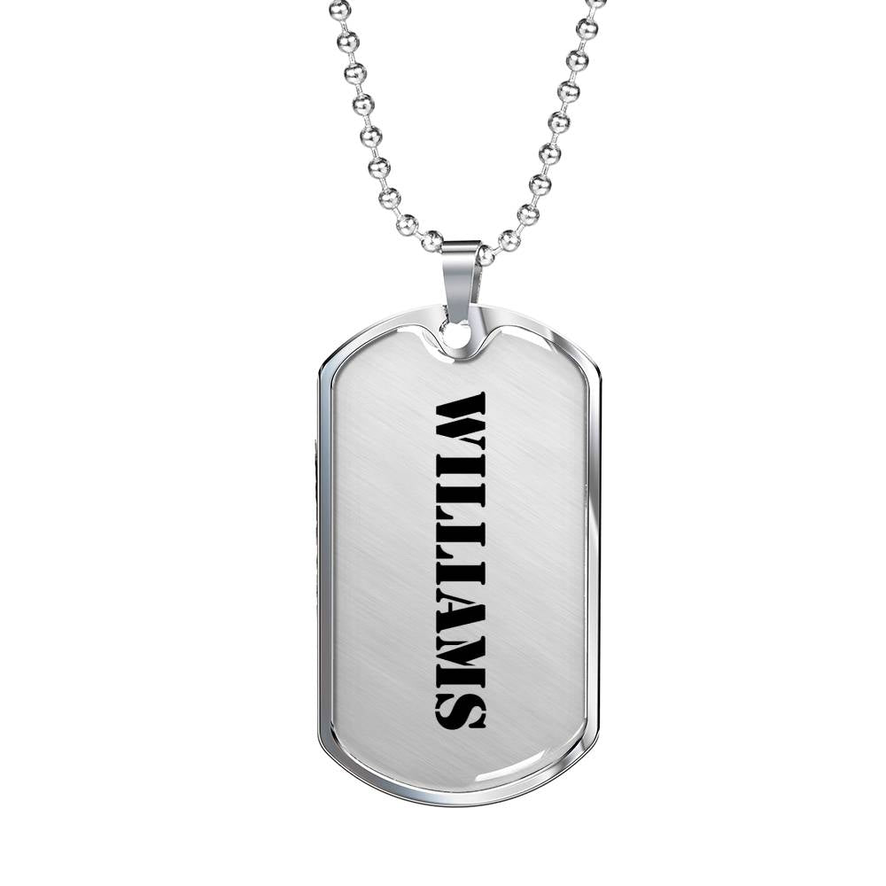 Williams - Luxury Dog Tag Necklace