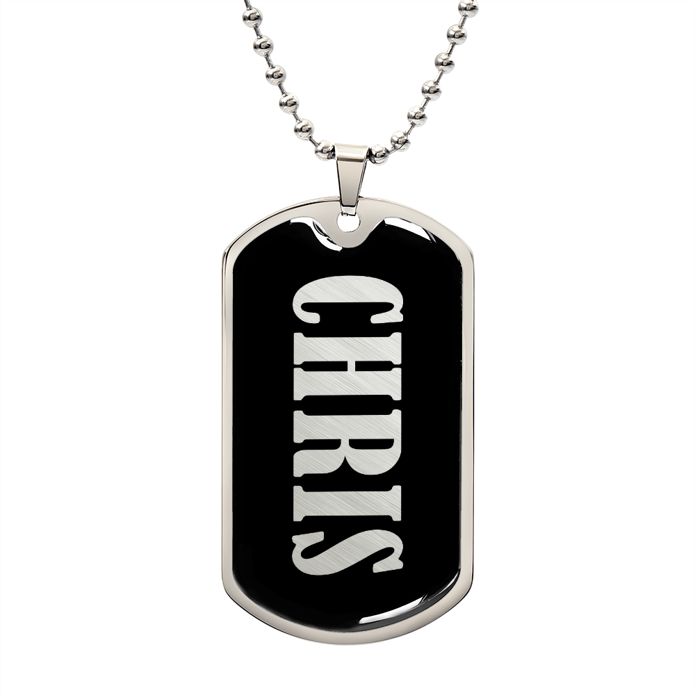 Chris v02 - Luxury Dog Tag Necklace