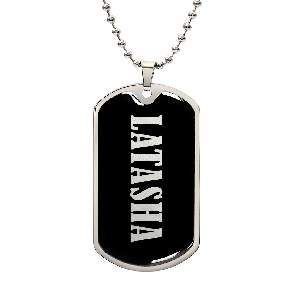 Latasha v02 - Luxury Dog Tag Necklace
