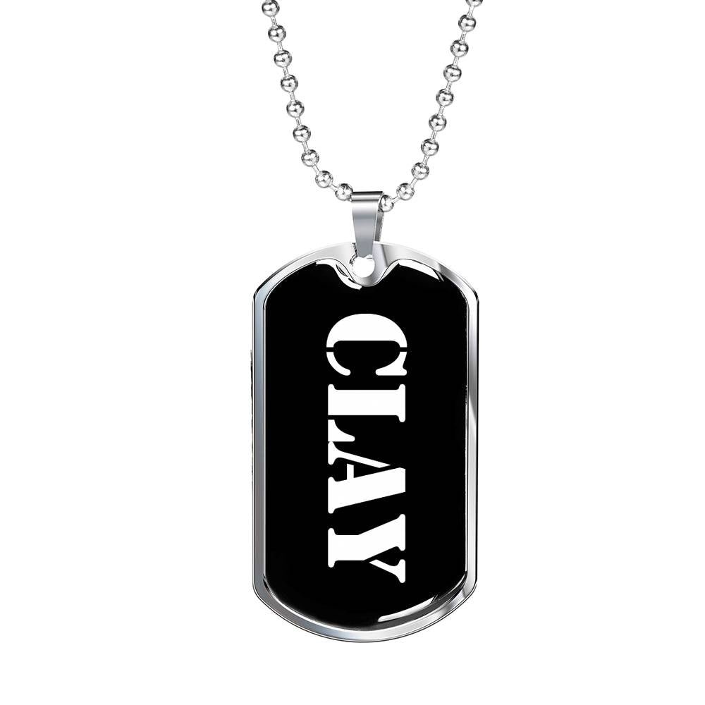 Clay v2 - Luxury Dog Tag Necklace