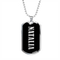 Natalia v02 - Luxury Dog Tag Necklace