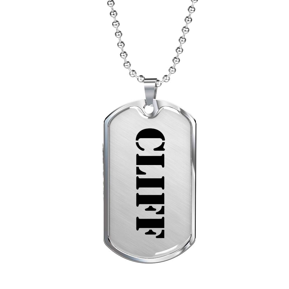 Cliff - Luxury Dog Tag Necklace