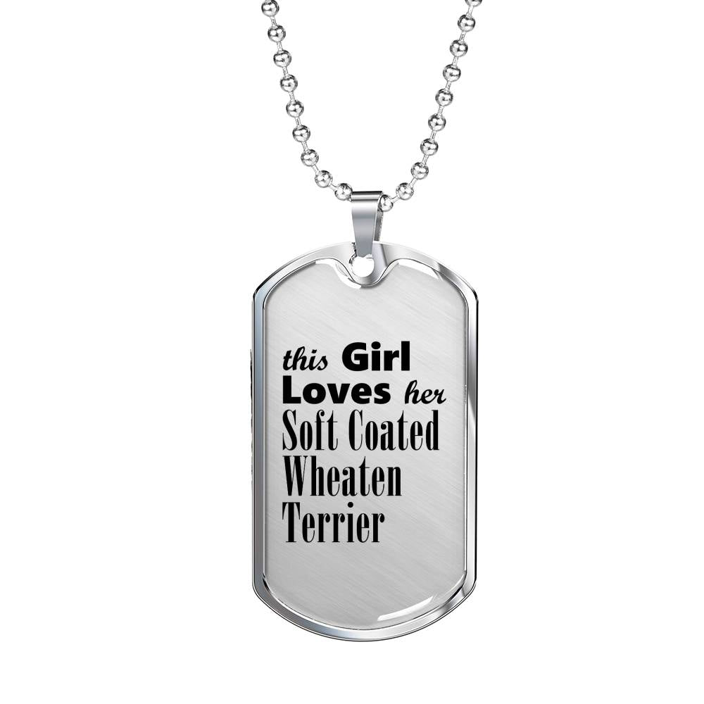 Soft Coated Wheaten Terrier - Luxury Dog Tag Necklace