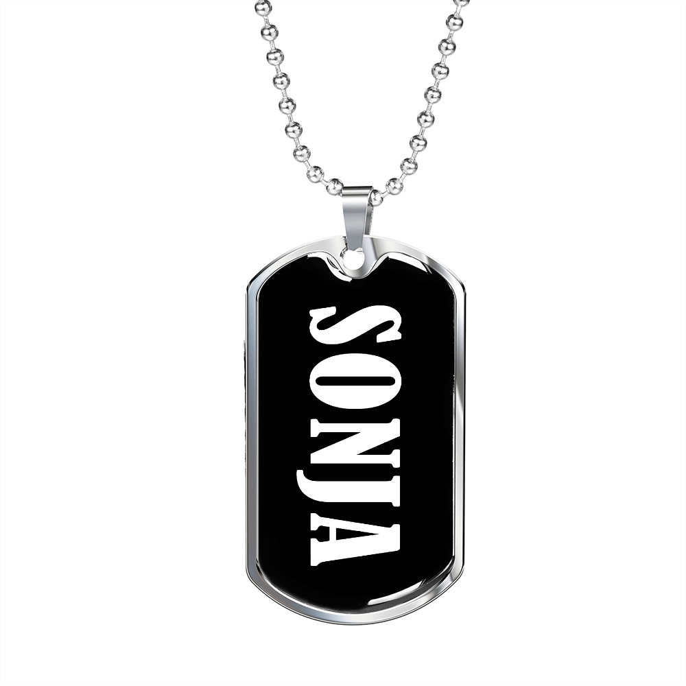 Sonja v03 - Luxury Dog Tag Necklace