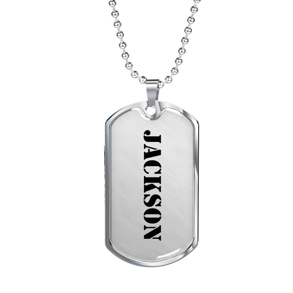 Jackson - Luxury Dog Tag Necklace